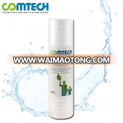 10" Grooved Spun 5u, 1u Water Filter Cartridge